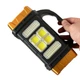 Акумуляторний ручний ліхтар LED Hurry Bolt HB-1678 помаранчевий із сонячною панеллю та Power Bank - зображення 4