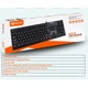 Клавіатура дротова Meetion USB + Hub Keyboard K815 |Ukr/RU/EN| black - зображення 8