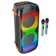 Акустика-караоке HOCO Manhattan wireless dual mic outdoor BT speaker bs53 |BT5.1, 2Mic, 4H| black - зображення 1