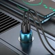 Адаптер автомобильный Tough dual port Car charger Z48 |2Type-C, 40W/3A, PD/QC| синий - изображение 4
