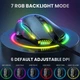 Миша ігрова дротова ONIKUMA Gaming CW905 150см чорний - зображення 3