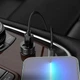 Адаптер автомобильный Hoco Lightning Cable Level dual port Car charger Z49 |2USB, 12W, 2.4A| черный - изображение 5