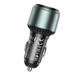 Адаптер автомобільний HOCO Galloper three-port Car charger NZ9 |1USB/2Type, 95W/3A, PD/QC| black - зображення 2