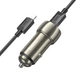 Адаптер автомобильный HOCO Type-C to Lightning Cable Tough dual port Car charger Z48 | 2Type-C, 40W/3A, PD/QC| grey - изображение 2