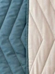 Покрывало Double face zigzag Grey/Indian Teal 140x210 см - изображение 4