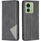 Чохол-книжка з кишеньками UniCase Geometric Pattern для Motorola Edge 40 - Black - зображення 1