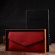 Комбинированное женское большое портмоне из натуральной кожи Tony Bellucci Wallet 21974 Красный - изображение 8