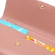 Отличный женский кошелек с монетницей на молнии из натуральной кожи Tony Bellucci Wallet 21967 Пудровый - изображение 4