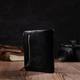 Практичний жіночий гаманець з натуральної шкіри Tony Bellucci Wallet 22060 Чорний - зображення 8