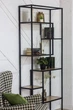 Дизайнерський Стелаж в стилі Loft Design 100x30x220h Чорний/Дерево ATL075 - зображення 2