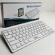 Беспроводная Bluetooth клавиатура Keyboard X5 Белая - изображение 3