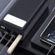 Мощный Power Bank Kamry 506-50000 mAh с LED фонарем, 2хUSB, MicroUSB/Lightning/Type-C Черный - изображение 5