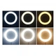 Кольцевая LED лампа Ring Fill Light 45см 18" 416 светодиодов LJJ-45 с пультом и адаптером питания для съёмки фото и видео / Touch Switch - изображение 4