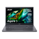 Ноутбук Acer Aspire 5 A515-57G-52Z4 (NX.KNZEU.003) Steel Gray / 15.6" IPS / Intel Core i5-1235U / RAM 16 ГБ / SSD 512 ГБ / RTX 2050, 4 ГБ / LAN / Зарядка по USB - изображение 1