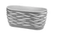 Горшок для цветов FormPlastic Sahara Duo Oval-35 6 л серый-белый (4440-059+011W) - изображение 1