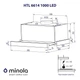 Вытяжка телескопическая Minola HTL 6614 I 1000 LED - изображение 9