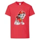 Футболка детская Щенячий патруль (Paw Patrol) красная (marshal-red) размер 104 см - изображение 1