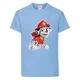 Футболка дитяча Щенячий патруль (Paw Patrol) світло-блакитна (marshal-blue) розмір 104 см - зображення 1