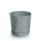 Горщик для квітів Prosperplast TUBO P BETON EFFECT 14.8х14.8х13см круглий з підставкою бетон (72188-422) - зображення 1