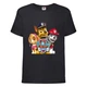Футболка дитяча Щенячий патруль (Paw Patrol) чорна (puppies-black) розмір 116 см - зображення 1