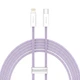 Кабель Baseus Dynamic Series USB-C to Lightning 2m Purple (CALD000105) - изображение 1