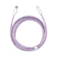 Кабель Baseus Dynamic Series USB-C to Lightning 2m Purple (CALD000105) - изображение 2
