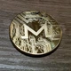 Позолочена сувенірна монета Monero — криптовалюта XMR, колекційний сувенір - зображення 3