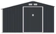 Садовий будиночок металевий HardMaster MADISON 11x6 Cold Grey 342x191 см 003991 - зображення 7
