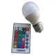 Світлодіодна лед LED лампа 4.2вт 4.2W 4.2ват Е14 2700К м'яке світло + RGB з пультом + переходник на E27 - зображення 9