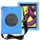Чехол STR EVA Apple iPad Air 4 (10.9 экран) Паутинка, детский с ремнём и подставкой Blue - изображение 1