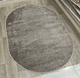 Ковер с невысоким ворсом Soft Shine 0.6х1.1 м. Овал GREY/BEIGE 00000A - изображение 2