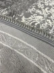 Ковер с комбинированым ворсом и термоусадкой Alaska 1.5х1.5м. Круг Gray 03977A - изображение 7