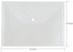 Набір папка-конверт на кнопці Comix А4 10 шт Прозоро-зелені (C330-G-10) - зображення 3