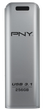 Накопичувач PNY Elite Steel 256 GB USB 3.1 (FD256ESTEEL31G-EF) - зображення 2
