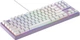 Клавиатура проводная Hator Rockfall 2 Mecha TKL Orange USB Lilac (HTK-724) - изображение 3
