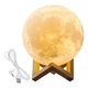 Настільний акумуляторний світильник Magic 3D Moon Lamp -MA-4158. - зображення 3