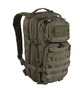 Рюкзак тактический военный Mil-Tec 20 л Оливковый US Assault Pack SM Oliv (14002001-20) - изображение 1