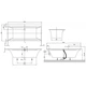 Ванна кам'яна VILLEROY & BOCH SQUARO EDGE 12 190x90 UBQ190SQE2DV-01 з ніжками - зображення 2