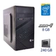 Компьютер QUBE QB05M Tower / Intel Core i3-8100 (4 ядра по 3.6GHz) / 8GB DDR4 (2666 MHz) / 240GB SSD / 400W / H310 - изображение 1