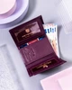 Жіночий шкіряний гаманець Peterson із захистом RFID 7 х 10,5 х 1,5 см (RD-AL5617-MCL-PU) фіолетовий - изображение 4