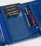 Жіночий шкіряний гаманець Peterson із захистом RFID 10 х 12,5 х 2 см (PTN RD-357-MCL-M) синій - изображение 3