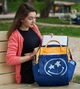 Рюкзак женский Anello OS-SO80 сине-желтый - изображение 6