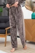 Пижама: джемпер и брюки Roksana 50(2XL) Коричневый велюр (86660) - изображение 4