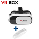 Очки виртуальной реальности VR BOX 2.0 с пультом для телефона 3D , цвет-черно/белый. - изображение 3
