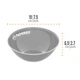 Набор мисок эмалированных Petromax Enamel Bowls 1 л 2 шт Черный (4250435731208) - изображение 2