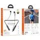 Bluetooth-Навушники для бігу Borofone BE52 Sports neckband Black - изображение 2