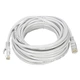 Кабель Ethernet LAN Cat 5E "HX" Білий, дріт для роутера 20 м, патч корд кабель RJ-45 (VS7006305) - изображение 4