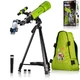 Телескоп Bresser Junior 70/400 Green с адаптером для смартфона + рюкзак (8850610B4K000) - изображение 1
