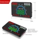 Бортовой компьютер OBD2 HUD E350 5.8" дисплей - изображение 9