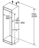 Вбудований холодильник Bosch Serie 4 KIR81VFF0 - зображення 7